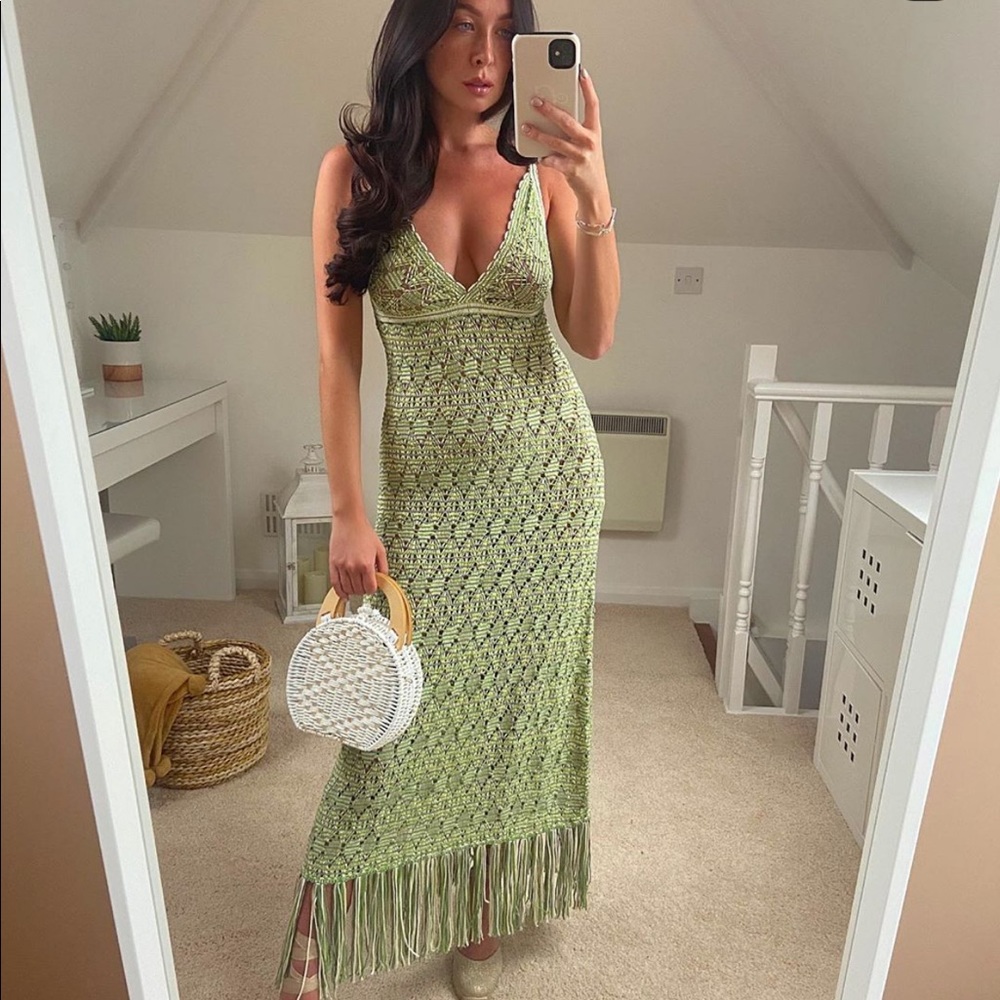 *FLASH SALE* ❤️‍🔥 Zara Knit Pastel Green Dress